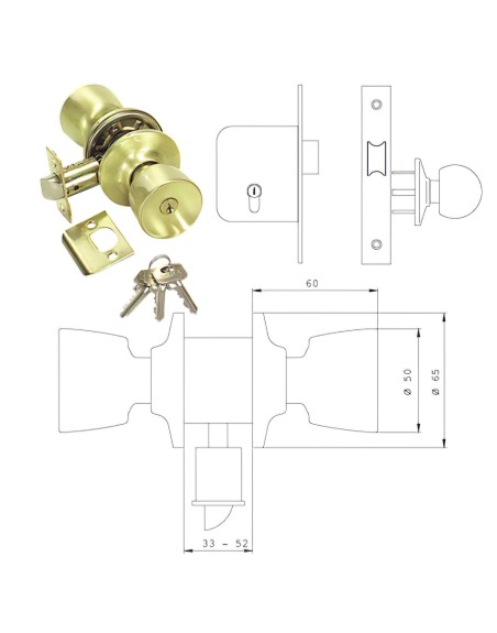 Pomo Tesa    3520-lm/50