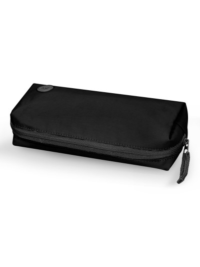 Estuche portatodo antartik 1 compartimento compañero de mochila teens negro 80 x 55 x 210 mm