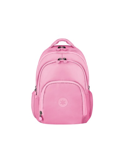 Mochila antartik multibolsillo 19l compartimento para portatil y tablet color rosa 450 x 160 x 300 mm