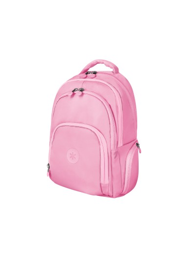 Mochila antartik multibolsillo 19l compartimento para portatil y tablet color rosa 450 x 160 x 300 mm