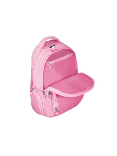 Mochila antartik multibolsillo 19l compartimento para portatil y tablet color rosa 450 x 160 x 300 mm