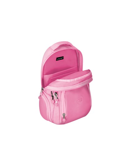 Mochila antartik multibolsillo 19l compartimento para portatil y tablet color rosa 450 x 160 x 300 mm