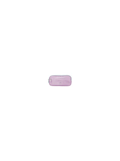 Estuche portatodo antartik 3 compartimentos compañero de mochila color morado 100 x 60 x 220 mm