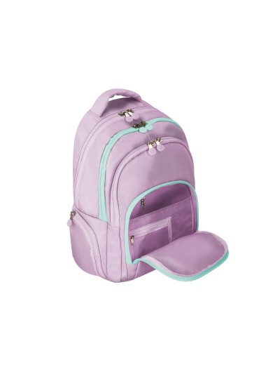 Mochila antartik multibolsillo 19l compartimento para portatil y tablet color morado 450 x 160 x 300 mm