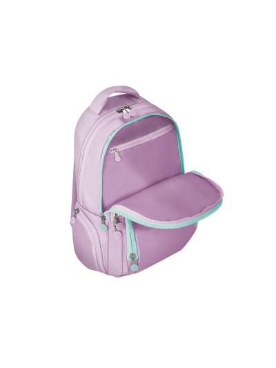 Mochila antartik multibolsillo 19l compartimento para portatil y tablet color morado 450 x 160 x 300 mm