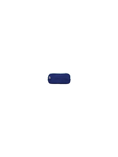 Estuche portatodo antartik 3 compartimentos compañero de mochila color azul marino 100 x 60 x 220 mm
