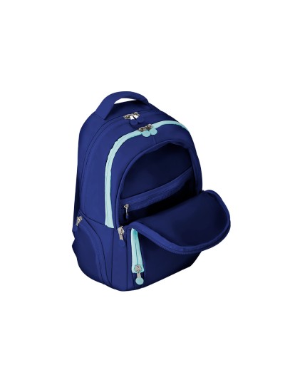 Mochila antartik multibolsillo 19l compartimento para portatil y tablet color azul marino 450 x 160 x 300 mm