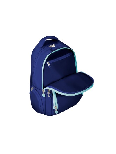 Mochila antartik multibolsillo 19l compartimento para portatil y tablet color azul marino 450 x 160 x 300 mm