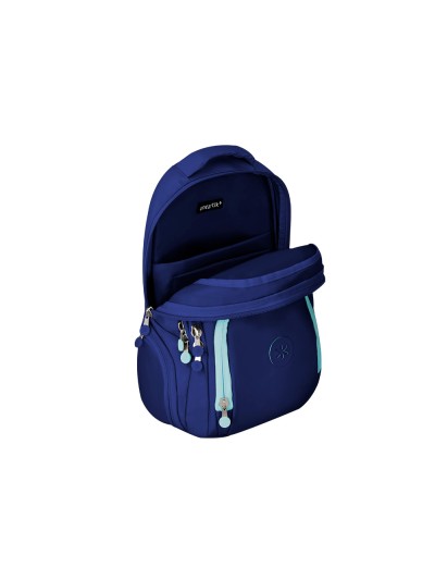 Mochila antartik multibolsillo 19l compartimento para portatil y tablet color azul marino 450 x 160 x 300 mm