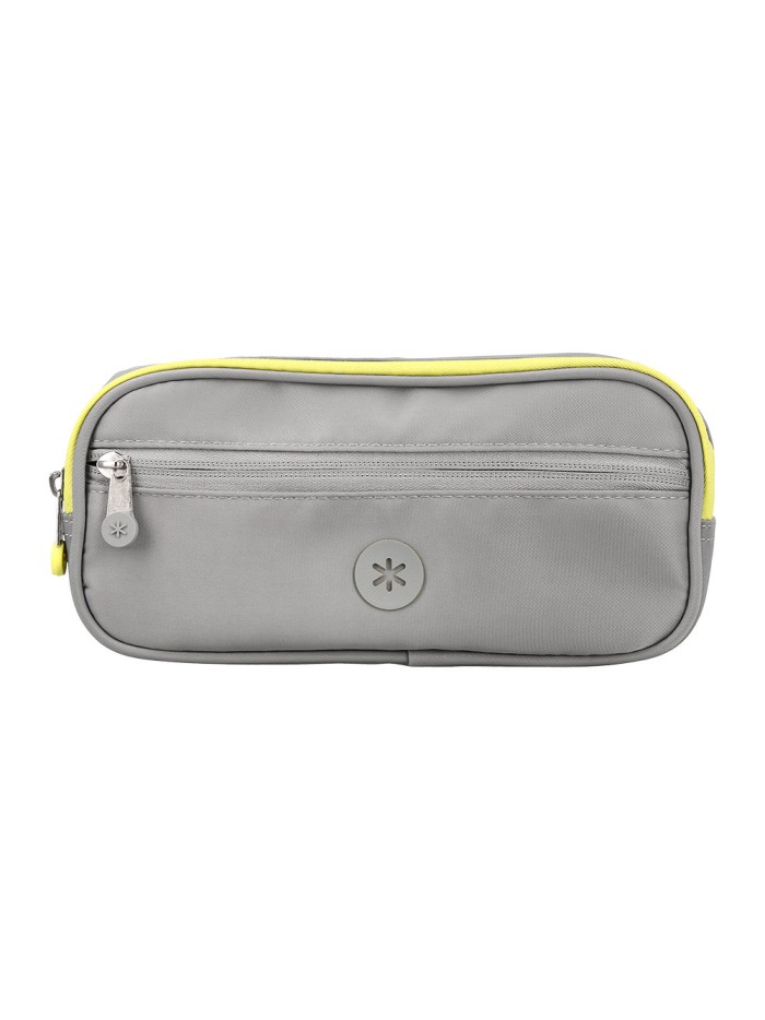 Estuche portatodo antartik 3 compartimentos compañero de mochila color gris 100 x 60 x 220 mm Estuche portatodo antartik 3 compartimentos compañero de mochila color gris 100 x 60 x 220 mm