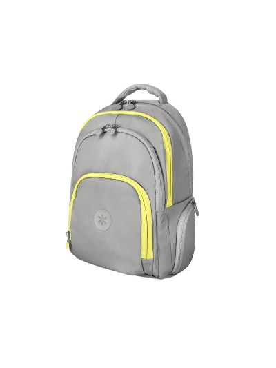 Mochila antartik multibolsillo 19l compartimento para portatil y tablet color gris 450 x 160 x 300 mm