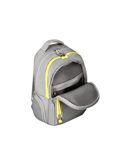 Mochila antartik multibolsillo 19l compartimento para portatil y tablet color gris 450 x 160 x 300 mm