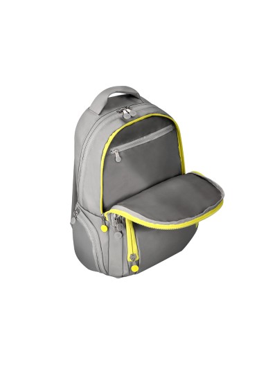 Mochila antartik multibolsillo 19l compartimento para portatil y tablet color gris 450 x 160 x 300 mm