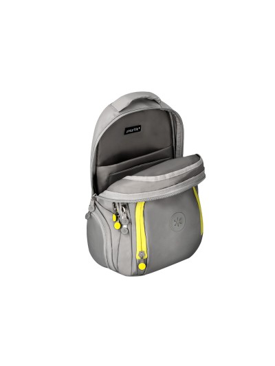 Mochila antartik multibolsillo 19l compartimento para portatil y tablet color gris 450 x 160 x 300 mm