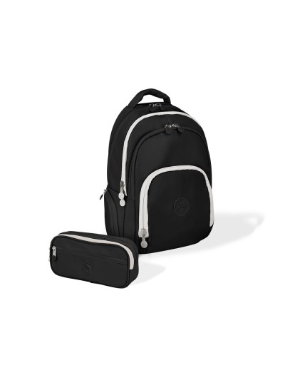 Mochila antartik multibolsillo 19l compartimento para portatil y tablet color negro450 x 160 x 300 mm
