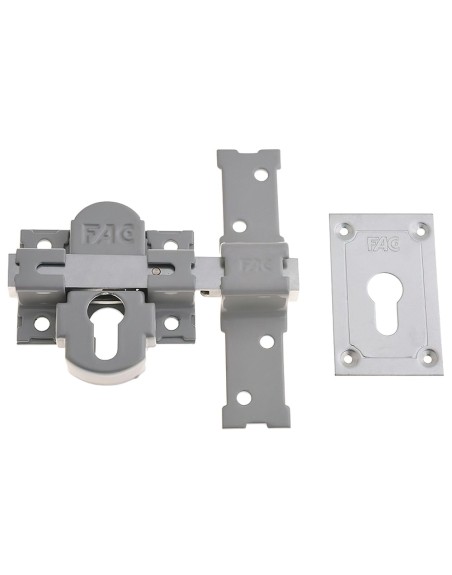 Cerrojo Fac 311-l/ 80 Plata Sin Cilindro