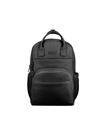 Mochila antartik diseño casual con asa multibolsillo color negro 410x120x290 mm
