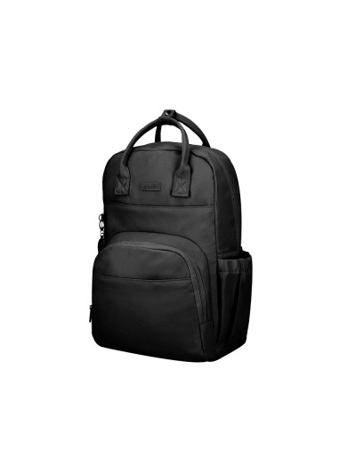 Mochila antartik diseño casual con asa multibolsillo color negro 410x120x290 mm