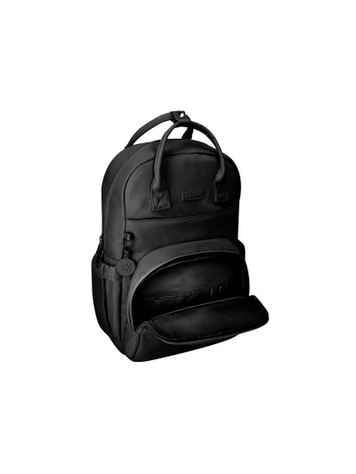 Mochila antartik diseño casual con asa multibolsillo color negro 410x120x290 mm