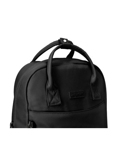Mochila antartik diseño casual con asa multibolsillo color negro 410x120x290 mm