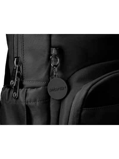 Mochila antartik diseño casual con asa multibolsillo color negro 410x120x290 mm