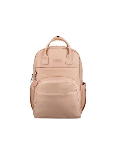 Mochila antartik diseño casual con asa multibolsillo color beige 410x120x290 mm