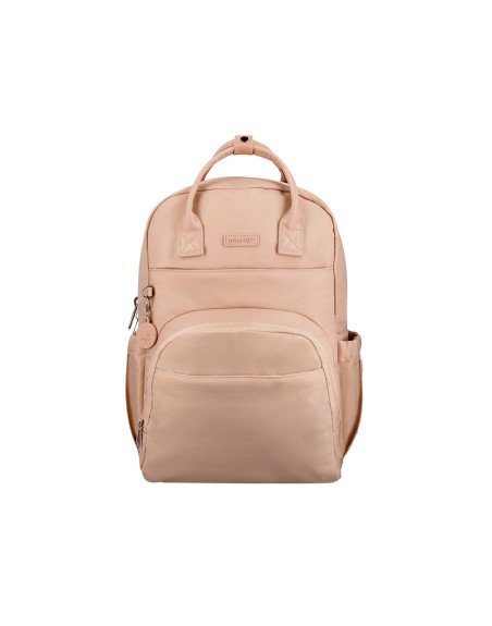 Mochila antartik diseño casual con asa multibolsillo color beige 410x120x290 mm