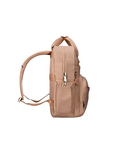 Mochila antartik diseño casual con asa multibolsillo color beige 410x120x290 mm
