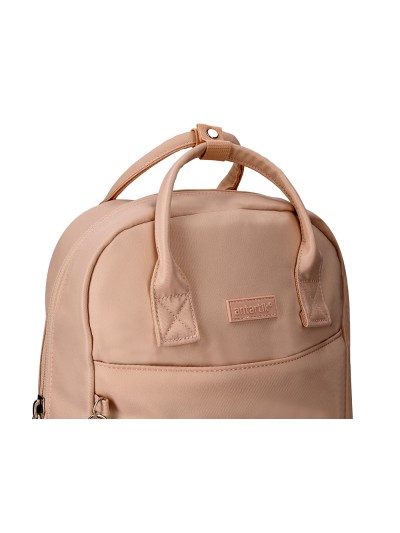 Mochila antartik diseño casual con asa multibolsillo color beige 410x120x290 mm