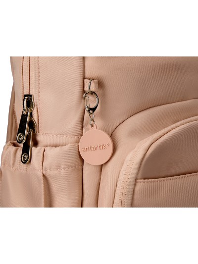 Mochila antartik diseño casual con asa multibolsillo color beige 410x120x290 mm