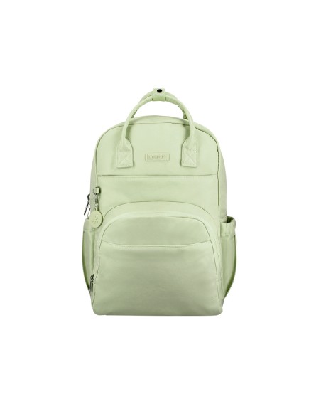 Mochila antartik diseño casual con asa multibolsillo color verde matcha 410x120x290 mm