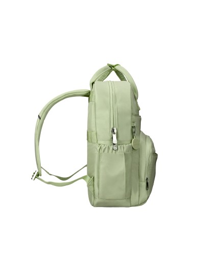Mochila antartik diseño casual con asa multibolsillo color verde matcha 410x120x290 mm