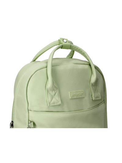 Mochila antartik diseño casual con asa multibolsillo color verde matcha 410x120x290 mm