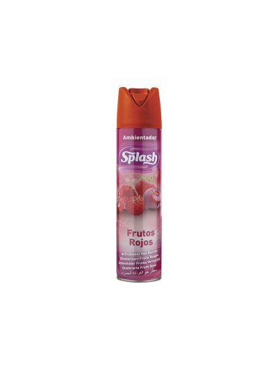 Ambientador spray splash aroma frutos rojos bote de 300 ml