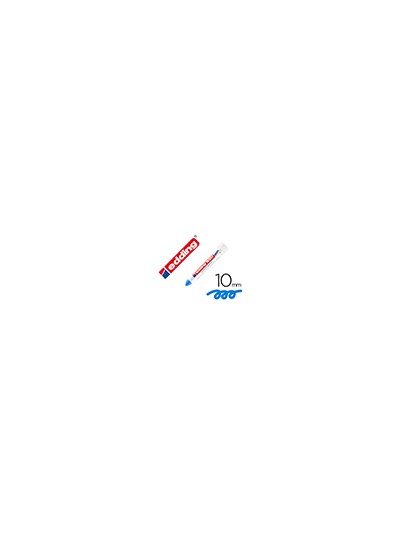 Marcador edding permanente 950 pasta opaca azul punta redonda 10 mm para superficies oxidadas/rugosas