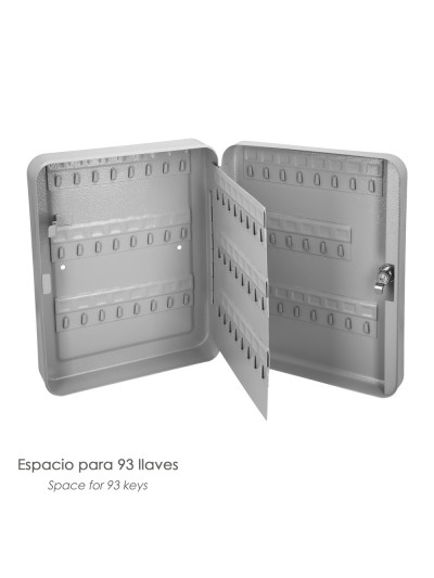 Armario De Seguridad Para Llaves Para 93  Llaves, Etiqueteros Incluidos. Armario Seguridad Llaves, Armario Llavero, 6x24x30 cm.