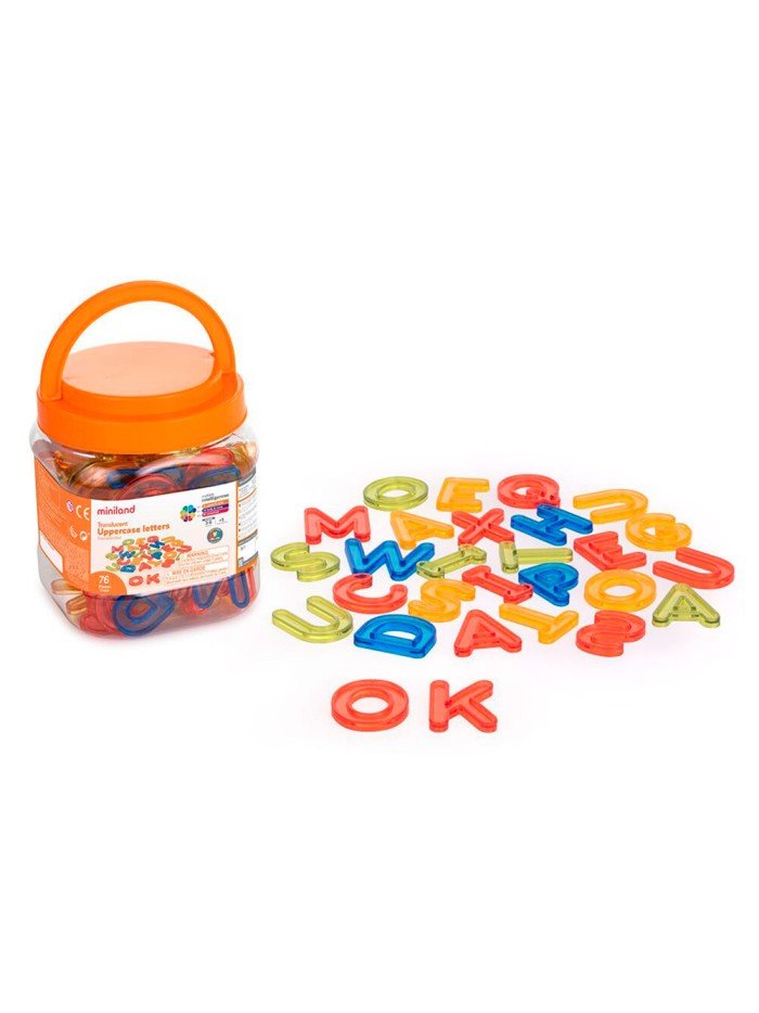 Juego didactico miniland letras mayusculas translucidas Juego didactico miniland letras mayusculas translucidas