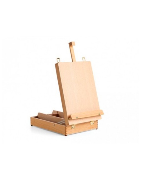 Caballete pintor winsor&newton liffey madera sobremesa caja