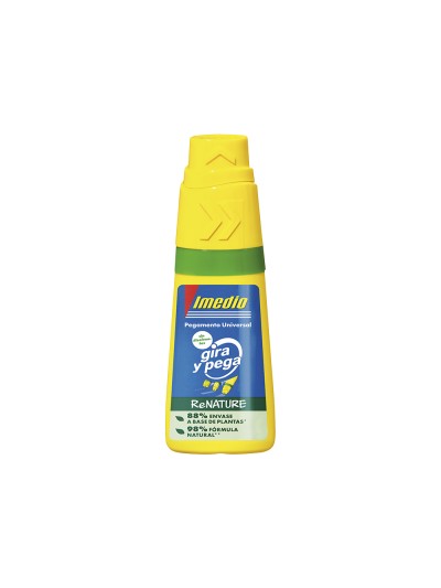 Pegamento imedio universal gira y pega renature bote de 35 ml