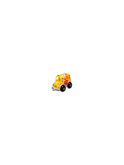 Juego andreu toys ecoline midi bus escolar + 1 conductor + 2 figuras
