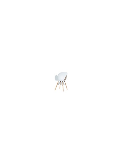 Silla paperflow kiwood pie haya asiento blanco lote de 2 unidades