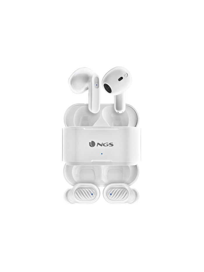 Auricular ngs artica duo bluetooth tactil 30 horas autonomia color blanco Auricular ngs artica duo bluetooth tactil 30 horas autonomia color blanco