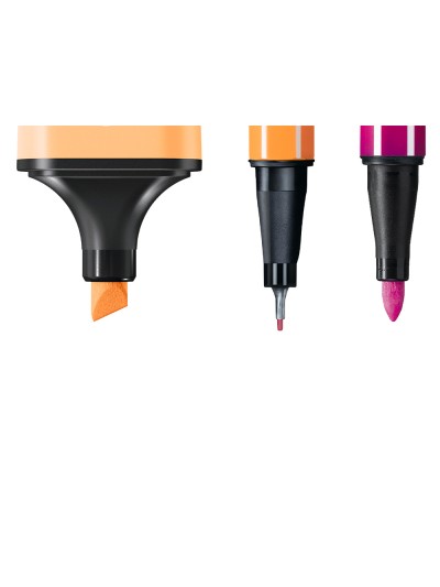 Set stabilo pastel love mini world pen 68 / point 88 / boss 18 unidades surtidas
