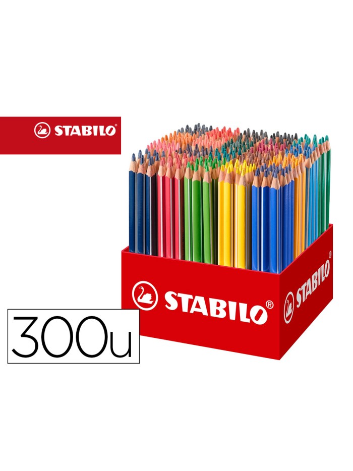 Lapices de colores stabilo trio az school pack de 300 unidades surtidas 20 colores Lapices de colores stabilo trio az school pack de 300 unidades surtidas 20 colores