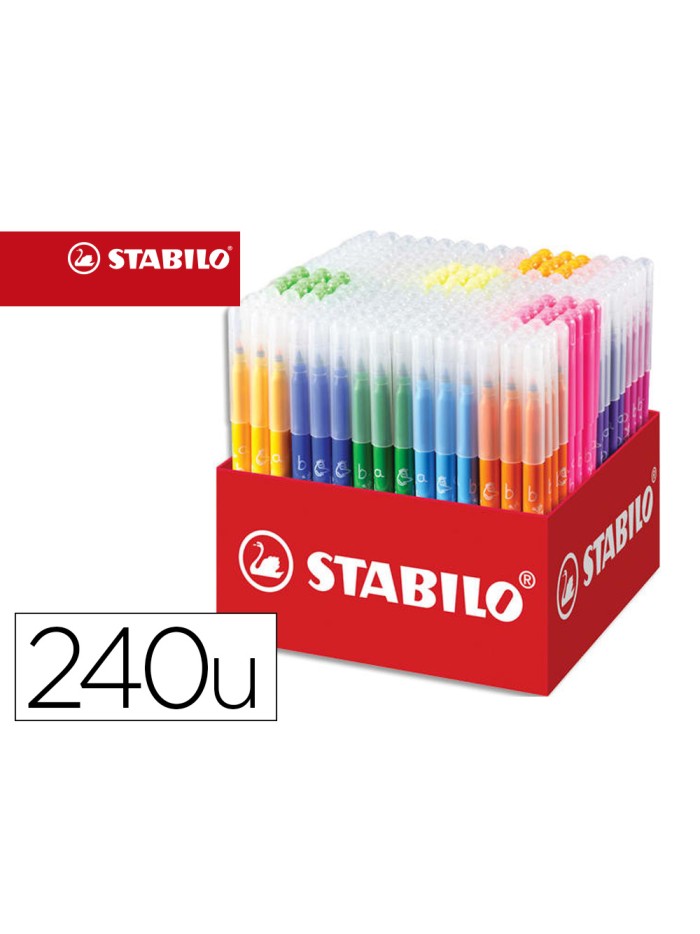 Lapices de colores stabilo trio az school pack de 240 unidades surtidas 20 colores Lapices de colores stabilo trio az school pack de 240 unidades surtidas 20 colores