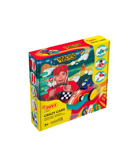 Juego jovi plastilina jovitech crazy cars fantasy kit