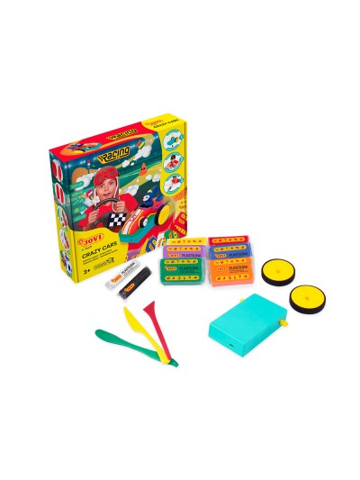 Juego jovi plastilina jovitech crazy cars fantasy kit