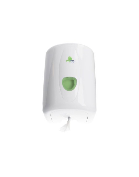 Dispensador papel secamanos bunzl greensource hoja a hoja fabricado en abs color blanco