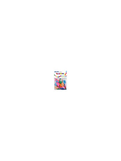 Globo 100% latex biodegradable blister de 20 unidades colores surtidos