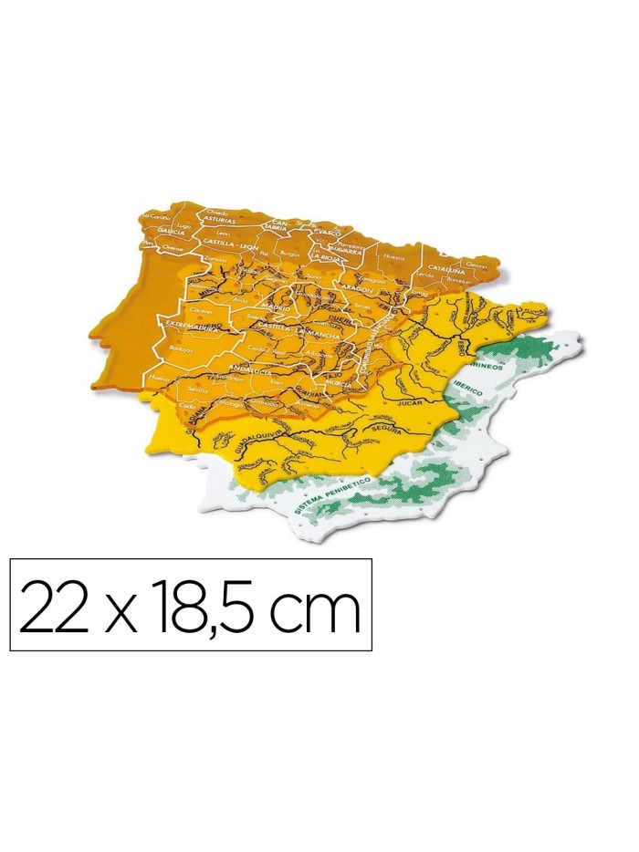 Plantilla faibo mapa españa 22x18,5 cm bolsa de 3 unidades 100% reciclable Plantilla faibo mapa españa 22x18,5 cm bolsa de 3 unidades 100% reciclable